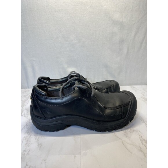 Keen Mens Portsmouth II Black Leather Casual Shoes Size 7.5 main image 7